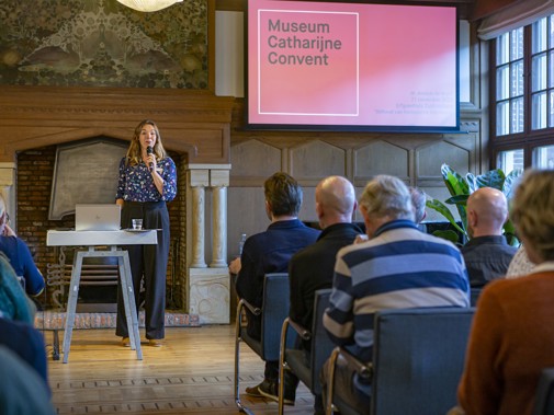 Presentatie van Anique de Kruijf, Museum Catharijneconvent. Foto: Floris Scheplitz