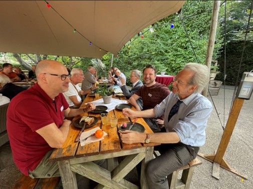 Lunchen tijdens netwerkdag Archeologie