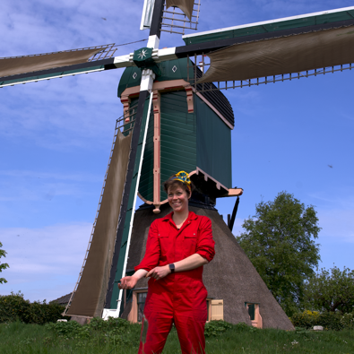 Molenaar Marloes Stofferis Bij De Kockengense Molen 2022 Foto Door Zaarstudios