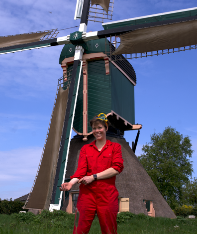 Molenaar Marloes Stofferis Bij De Kockengense Molen 2022 Foto Door Zaarstudios