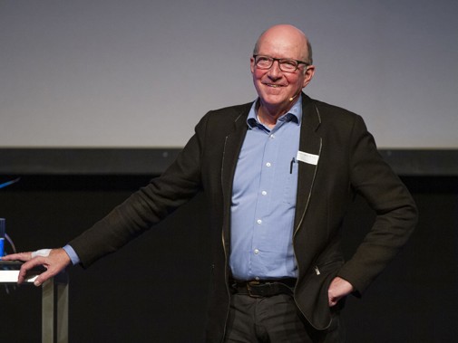 Wessel de Jonge spreekt over de uitdagingen die ons nog te wachten staat, vooral met betrekking tot maritiem-industrieel erfgoed. Foto: Floris Scheplitz