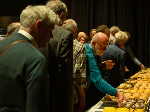 Tijd voor lunchpauze. Foto: Floris Scheplitz