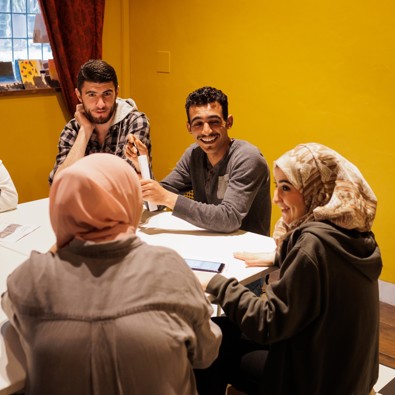 NT2-lessen in Museum Gouda (Foto: Fred Ernst / Erfgoedhuis Zuid-Holland)