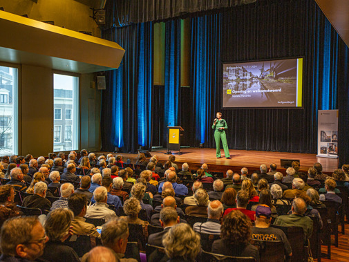 Foto vanuit de zaal