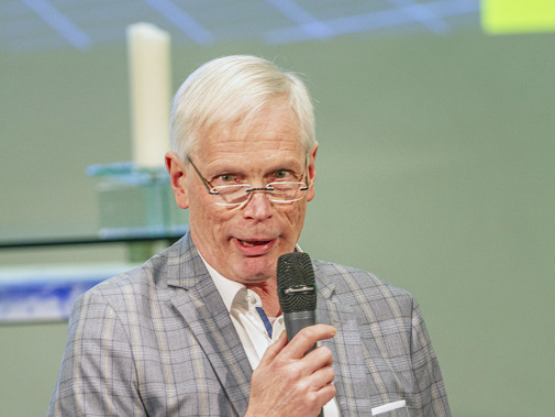 Frank Migchielsen van de Vereniging Beheerders Monumentale Kerkgebouwen (Foto: Floris Scheplitz / Erfgoedhuis Zuid-Holland)