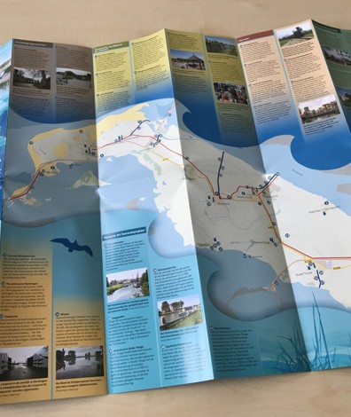 Plattegrond van het eiland Goeree-Overflakkee