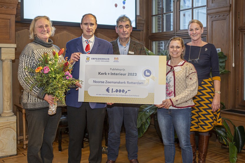 Noorse Zeemanskerk wint de Zuid-Hollandse publieksprijs Kerk+Interieur 2023. Foto: Floris Scheplitz