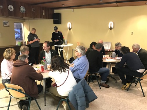 Foto van de deelnemers in werksessie