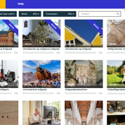 Afbeelding van de online leeromgeving op leerjeerfgoed.nl