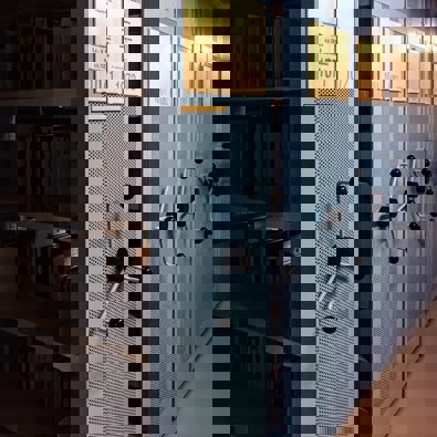 archief met rolkasten