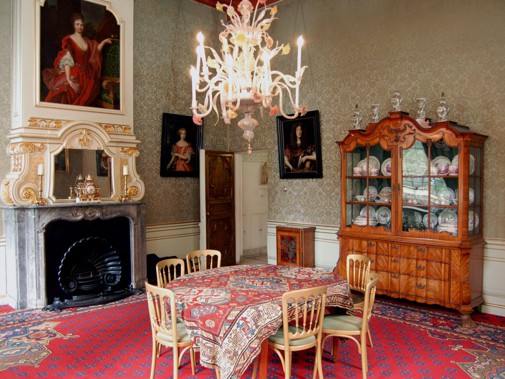 Interieur van Kasteel Duivenvoorde in Voorschoten