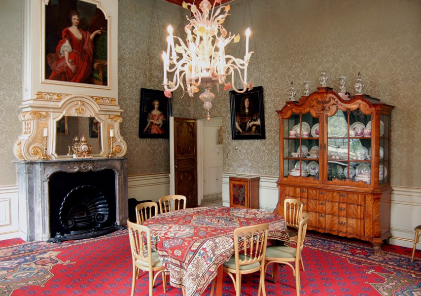 Interieur van Kasteel Duivenvoorde in Voorschoten