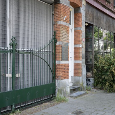 Poort van het Joodse Ziekenhuis in Rotterdam